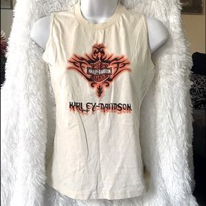 Women’s Vintage Tribal Harley Muscle Tank